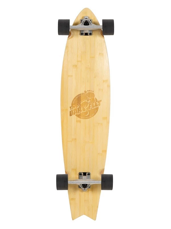 Two Bare Feet "The Deacon" 40in Bamboo Series Longboard Skateboard Complete (Black Wheels) 3 Two Bare Feet "The Deacon" 40in Bamboo Series Longboard Skateboard Complete (Black Wheels)