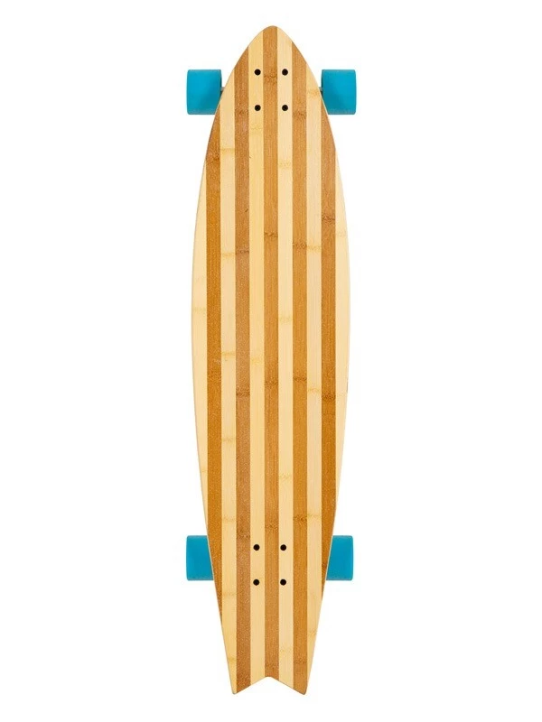 Two Bare Feet "The Deacon" 40in Bamboo Series Longboard Skateboard Complete (Blue Wheels) 4 Two Bare Feet "The Deacon" 40in Bamboo Series Longboard Skateboard Complete (Blue Wheels) - Image 2