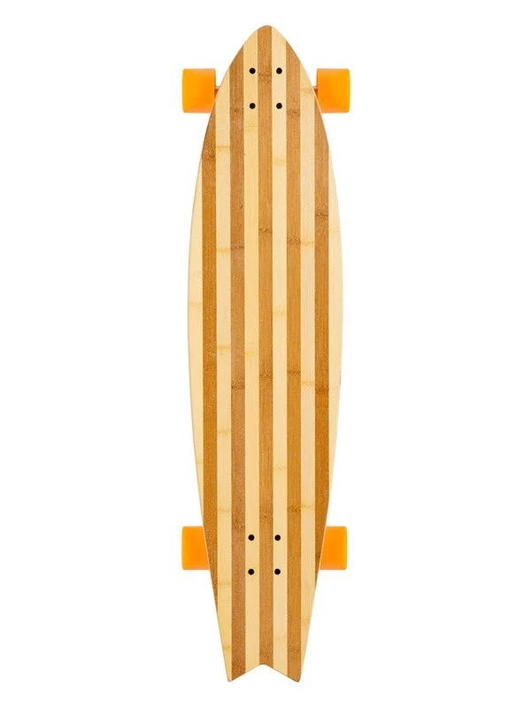 Two Bare Feet "The Deacon" 40in Bamboo Series Longboard Skateboard Complete (Orange Wheels) 4 Two Bare Feet "The Deacon" 40in Bamboo Series Longboard Skateboard Complete (Orange Wheels) - Image 2