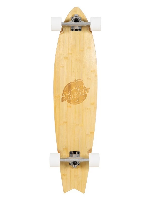 Two Bare Feet "The Deacon" 40in Bamboo Series Longboard Skateboard Complete (White Wheels) 3 Two Bare Feet "The Deacon" 40in Bamboo Series Longboard Skateboard Complete (White Wheels)