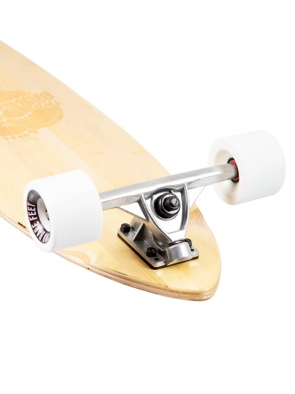 Two Bare Feet "The Deacon" 40in Bamboo Series Longboard Skateboard Complete (White Wheels) 8 Two Bare Feet "The Deacon" 40in Bamboo Series Longboard Skateboard Complete (White Wheels) - Image 6
