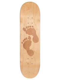Two Bare Feet 8.25" Laser Logo Canadian Maple Skateboard Deck