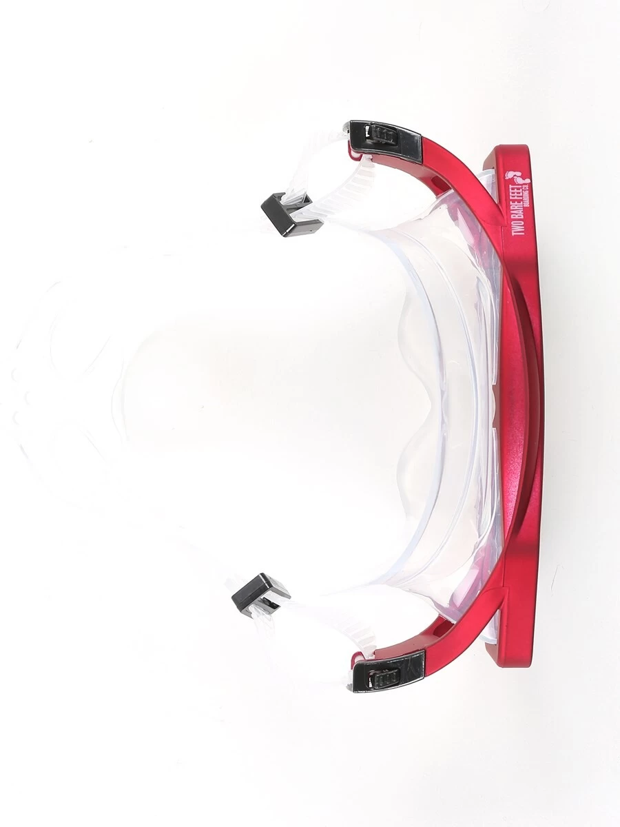 DiveSport Silicone Mask (Red / Clear) 5 DiveSport Silicone Mask (Red / Clear) - Image 3
