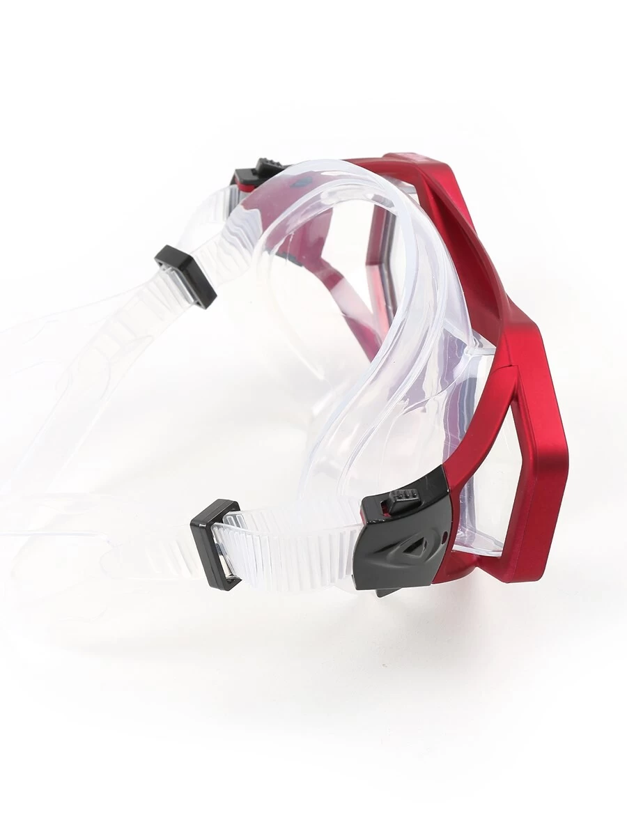 DiveSport Silicone Mask (Red / Clear) 6 DiveSport Silicone Mask (Red / Clear) - Image 4