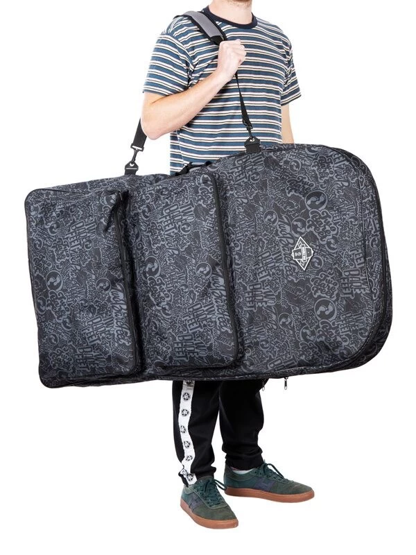 44" Double Bodyboard Bag (Grey Classic Pattern) 6 44" Double Bodyboard Bag (Grey Classic Pattern) - Image 4