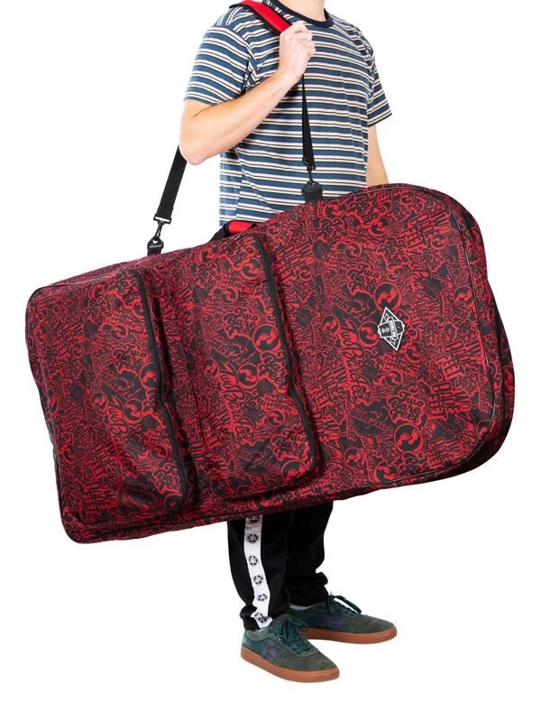 44" Double Bodyboard Bag (Red Classic Pattern) 6 44" Double Bodyboard Bag (Red Classic Pattern) - Image 4