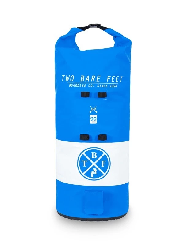 Two Bare Feet 90 Litre Waterproof Dry Bag / SUP Carry Bag (Blue) 3 Two Bare Feet 90 Litre Waterproof Dry Bag / SUP Carry Bag (Blue)
