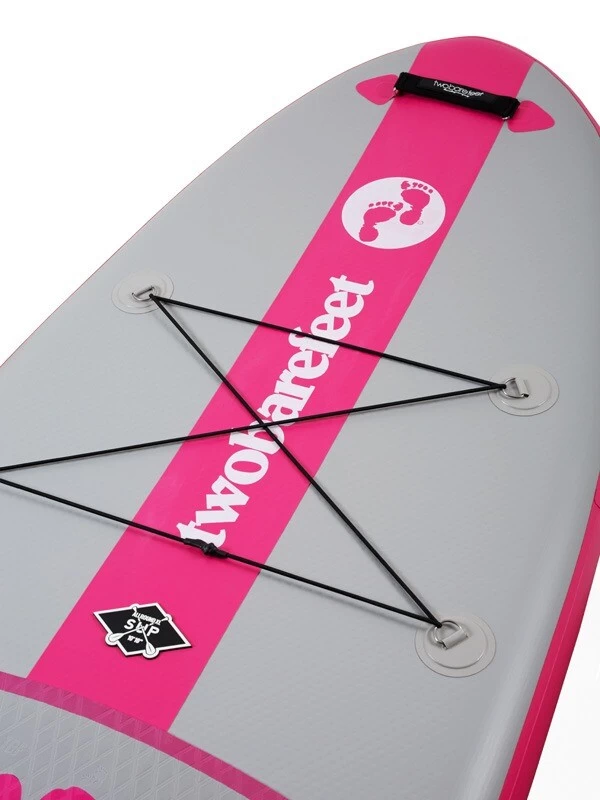 Two Bare Feet Entradia (Allround XL) 10'10" X 34" X 6" Inflatable SUP Deluxe Fibreglass Hybrid Pack (Pink) 6 Two Bare Feet Entradia (Allround XL) 10'10" X 34" X 6" Inflatable SUP Deluxe Fibreglass Hybrid Pack (Pink) - Image 4