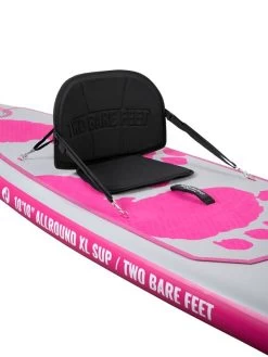 Two Bare Feet Entradia (Allround XL) 10'10" X 34" X 6" Inflatable SUP Deluxe Carbon Hybrid Pack (Pink) -Surfline Shop entradia 10 10 2 pink 1