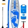 Two Bare Feet Entradia (Allround XL) 10'10" X 34" X 6" Inflatable SUP Starter Pack (Blue) 1 Two Bare Feet Entradia (Allround XL) 10'10" X 34" X 6" Inflatable SUP Starter Pack (Blue) -Surfline Shop entradia 10 10 blue starter pack r 1