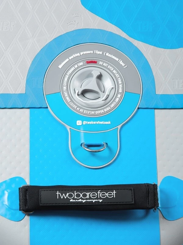 Two Bare Feet Entradia (Allround) 10'6" X 34" X 4.75" Inflatable SUP Deluxe Fibreglass Hybrid Pack (Aqua) 9 Two Bare Feet Entradia (Allround) 10'6" X 34" X 4.75" Inflatable SUP Deluxe Fibreglass Hybrid Pack (Aqua) - Image 7