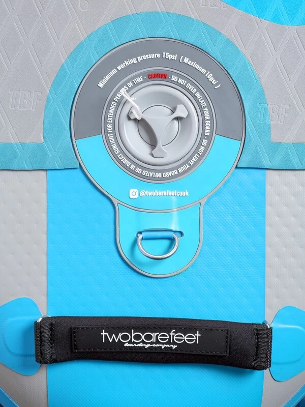 Two Bare Feet Entradia (Touring) 11'6" X 34" X 6" Inflatable SUP Deluxe Carbon Hybrid Pack (Aqua) 9 Two Bare Feet Entradia (Touring) 11'6" X 34" X 6" Inflatable SUP Deluxe Carbon Hybrid Pack (Aqua) - Image 7