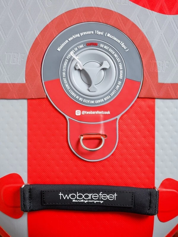 Two Bare Feet Entradia (Touring) 11'6" X 34" X 6" Inflatable SUP Starter Pack (Red) 8 Two Bare Feet Entradia (Touring) 11'6" X 34" X 6" Inflatable SUP Starter Pack (Red) - Image 6