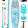 Two Bare Feet Entradia (Touring) 11'6" X 34" X 6" Inflatable SUP Deluxe Fibreglass Hybrid Pack (Aqua) -Surfline Shop entradia 11 6 aqua deluxe fibreglass pack r