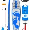 Two Bare Feet Entradia (Touring) 11'6" X 34" X 6" Inflatable SUP Deluxe Fibreglass Hybrid Pack (Blue) 1 Two Bare Feet Entradia (Touring) 11'6" X 34" X 6" Inflatable SUP Deluxe Fibreglass Hybrid Pack (Blue) -Surfline Shop entradia 11 6 blue deluxe fibreglass pack r