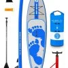Two Bare Feet Entradia (Touring) 11'6" X 34" X 6" Inflatable SUP Starter Pack (Blue) 2 Two Bare Feet Entradia (Touring) 11'6" X 34" X 6" Inflatable SUP Starter Pack (Blue) -Surfline Shop entradia 11 6 blue starter pack r