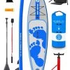 Two Bare Feet Entradia (Touring) 11'6" X 34" X 6" Inflatable SUP Ultimate Pack (Blue) 2 Two Bare Feet Entradia (Touring) 11'6" X 34" X 6" Inflatable SUP Ultimate Pack (Blue) -Surfline Shop entradia 11 6 bue ultimate pack r