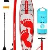 Two Bare Feet Entradia (Touring) 11'6" X 34" X 6" Inflatable SUP Starter Pack (Red) 2 Two Bare Feet Entradia (Touring) 11'6" X 34" X 6" Inflatable SUP Starter Pack (Red) -Surfline Shop entradia 11 6 red starter pack copy 2