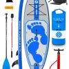 Two Bare Feet Entradia (Allround XS) 8'6" X 34" X 4.75" Inflatable Juniors SUP Deluxe Fibreglass Hybrid Pack (Blue) -Surfline Shop entradia 8 6 blue deluxe fibreglass pack r