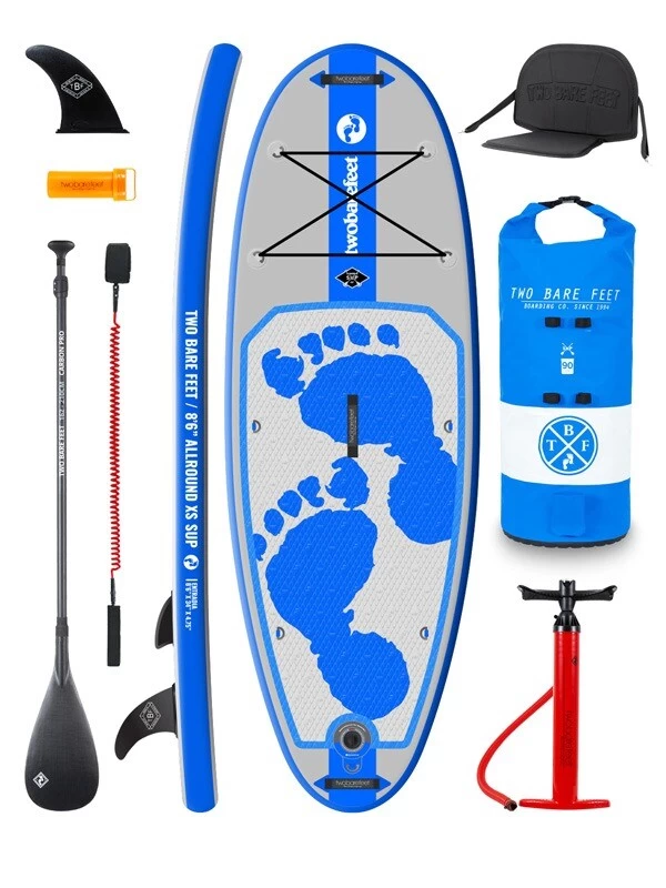 Two Bare Feet Entradia (Allround XS) 8'6" X 34" X 4.75" Inflatable Juniors SUP Ultimate Pack (Blue) 3 Two Bare Feet Entradia (Allround XS) 8'6" X 34" X 4.75" Inflatable Juniors SUP Ultimate Pack (Blue)