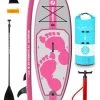 Two Bare Feet Entradia (Allround XS) 8'6" X 34" X 4.75" Inflatable Juniors SUP Starter Pack (Pink) -Surfline Shop entradia 8 6 pink starter pack copy 3 1