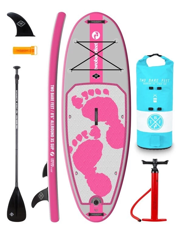 Two Bare Feet Entradia (Allround XS) 8'6" X 34" X 4.75" Inflatable Juniors SUP Starter Pack (Pink) 3 Two Bare Feet Entradia (Allround XS) 8'6" X 34" X 4.75" Inflatable Juniors SUP Starter Pack (Pink)