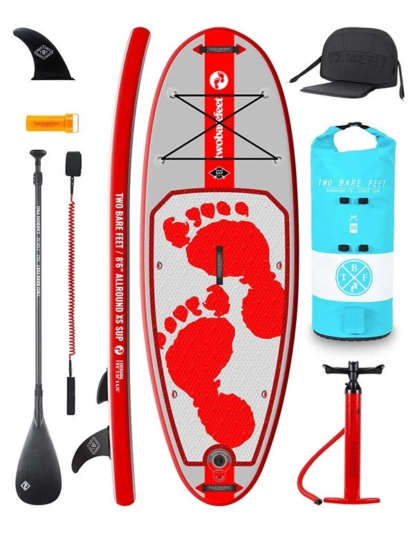 Two Bare Feet Entradia (Allround XS) 8'6" X 34" X 4.75" Inflatable Juniors SUP Ultimate Pack (Red) 3 Two Bare Feet Entradia (Allround XS) 8'6" X 34" X 4.75" Inflatable Juniors SUP Ultimate Pack (Red)