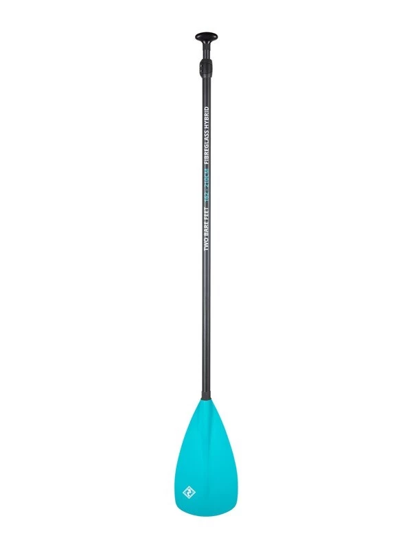 Two Bare Feet 2 Piece Fibreglass Hybrid SUP Paddle (Teal) 5 Two Bare Feet 2 Piece Fibreglass Hybrid SUP Paddle (Teal) - Image 3