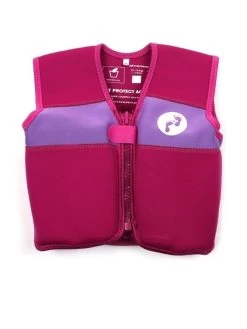 Essentials Baby Swim Kit - Aquatica Wetsuit + Swim Nappy + Swim Vest (Raspberry) 9 Essentials Baby Swim Kit - Aquatica Wetsuit + Swim Nappy + Swim Vest (Raspberry) -Surfline Shop float vest rasp ront 1 2