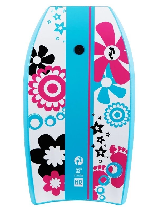 33" Flowers Bodyboard (Aqua) 2 33" Flowers Bodyboard (Aqua)