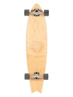 Two Bare Feet Girona 40in Canadian Maple Longboard Skateboard Complete (Black Wheels)