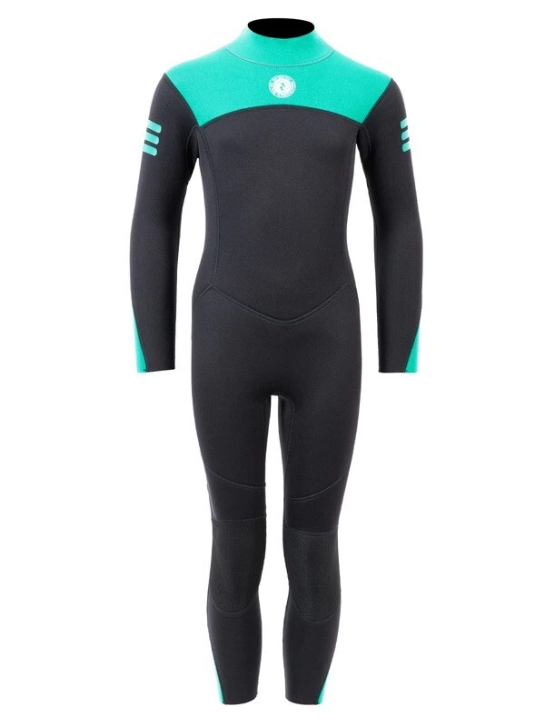 Two Bare Feet Glider 2.5mm Full Length Junior Wetsuit (Teal) 3 Two Bare Feet Glider 2.5mm Full Length Junior Wetsuit (Teal)