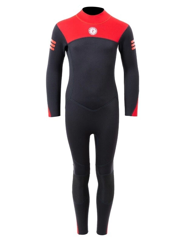 Two Bare Feet Glider 2.5mm Full Length Junior Wetsuit (Red) 3 Two Bare Feet Glider 2.5mm Full Length Junior Wetsuit (Red)