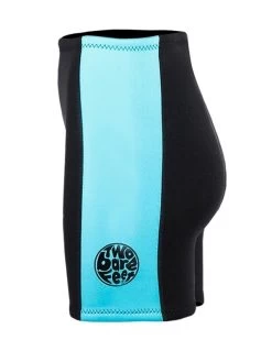 Two Bare Feet Womens Harmony 3mm Wetsuit Shorts (Black/Mint) 12 Two Bare Feet Womens Harmony 3mm Wetsuit Shorts (Black/Mint) -Surfline Shop harmony shorts black mint 3
