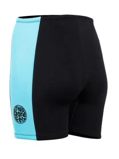 Two Bare Feet Womens Harmony 3mm Wetsuit Shorts (Black/Mint) 13 Two Bare Feet Womens Harmony 3mm Wetsuit Shorts (Black/Mint) -Surfline Shop harmony shorts black mint 4