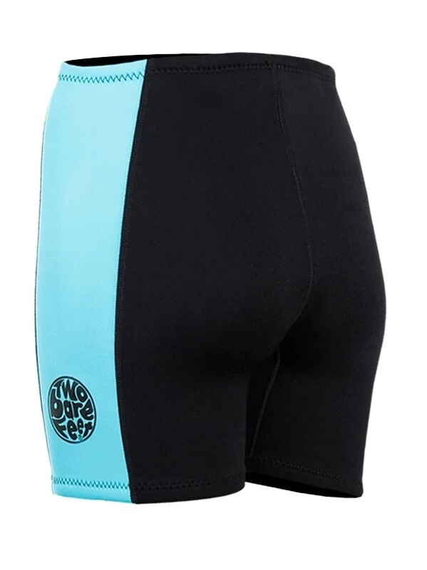 Two Bare Feet Womens Harmony 3mm Wetsuit Shorts (Black/Mint) 6 Two Bare Feet Womens Harmony 3mm Wetsuit Shorts (Black/Mint) - Image 4