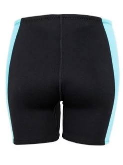 Two Bare Feet Womens Harmony 3mm Wetsuit Shorts (Black/Mint) 14 Two Bare Feet Womens Harmony 3mm Wetsuit Shorts (Black/Mint) -Surfline Shop harmony shorts black mint 5