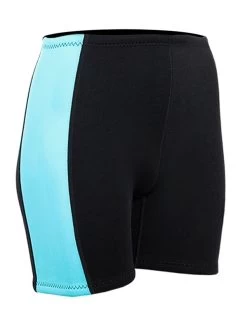 Two Bare Feet Womens Harmony 3mm Wetsuit Shorts (Black/Mint) 17 Two Bare Feet Womens Harmony 3mm Wetsuit Shorts (Black/Mint) -Surfline Shop harmony shorts black mint 8
