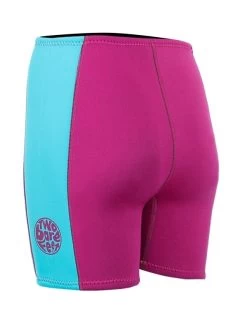 Two Bare Feet Womens Harmony 3mm Wetsuit Shorts (Raspberry / Aqua) 13 Two Bare Feet Womens Harmony 3mm Wetsuit Shorts (Raspberry / Aqua) -Surfline Shop harmony shorts raspberry mint 4