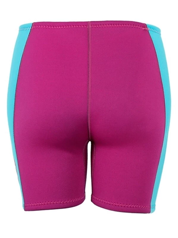 Two Bare Feet Womens Harmony 3mm Wetsuit Shorts (Raspberry / Aqua) 7 Two Bare Feet Womens Harmony 3mm Wetsuit Shorts (Raspberry / Aqua) - Image 5