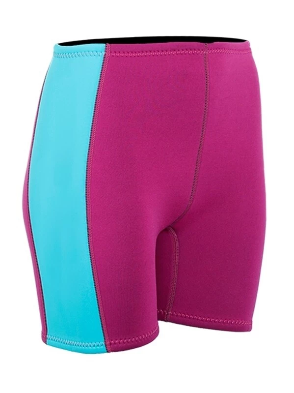 Two Bare Feet Womens Harmony 3mm Wetsuit Shorts (Raspberry / Aqua) 10 Two Bare Feet Womens Harmony 3mm Wetsuit Shorts (Raspberry / Aqua) - Image 8