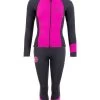 Two Bare Feet Harmony 3mm Jacket & Capri Pants Set (Black/Raspberry) 1 Two Bare Feet Harmony 3mm Jacket & Capri Pants Set (Black/Raspberry) -Surfline Shop harmony jacket and pants set rasp 1 1