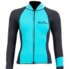 Two Bare Feet Womens Harmony 3mm Long Sleeve Wetsuit Jacket (Mint / Black) 2 Two Bare Feet Womens Harmony 3mm Long Sleeve Wetsuit Jacket (Mint / Black) -Surfline Shop harmony jacket aqua 1 1