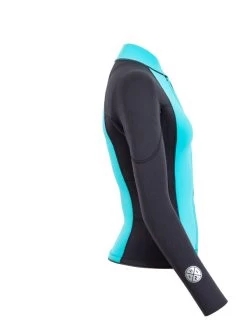 Two Bare Feet Womens Harmony 3mm Long Sleeve Wetsuit Jacket (Mint / Black) 16 Two Bare Feet Womens Harmony 3mm Long Sleeve Wetsuit Jacket (Mint / Black) -Surfline Shop harmony jacket aqua 7 1