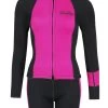 Two Bare Feet Harmony 3mm Jacket & Shorts Set (Black/Raspberry) -Surfline Shop harmony jacket short set rasp 2