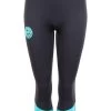Two Bare Feet Womens Harmony 3mm Capri Wetsuit Pants (Black / Mint) 2 Two Bare Feet Womens Harmony 3mm Capri Wetsuit Pants (Black / Mint) -Surfline Shop harmony pants black aqua 1