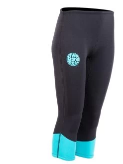 Two Bare Feet Womens Harmony 3mm Capri Wetsuit Pants (Black / Mint) 17 Two Bare Feet Womens Harmony 3mm Capri Wetsuit Pants (Black / Mint) -Surfline Shop harmony pants black aqua 8