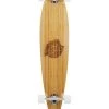 Two Bare Feet "The Chuck" 44in Bamboo Series Longboard Skateboard Complete (White Wheels) -Surfline Shop image 0 compressed 2