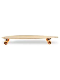 Two Bare Feet "The Chuck" 44in Bamboo Series Longboard Skateboard Complete (Orange Wheels) -Surfline Shop image 2 compressed 1 1