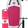 Two Bare Feet Boarding Co. 44" Inflatable Bodyboard - Starter Pack (Pink) 2 Two Bare Feet Boarding Co. 44" Inflatable Bodyboard - Starter Pack (Pink) -Surfline Shop inflatable bodyboards pink start pack 30l
